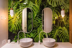 Greenery bath design