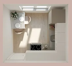1 room kitchen design