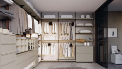 Wardrobe compartment interior photo