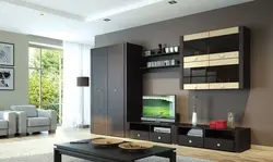Living room furniture in wenge color photo