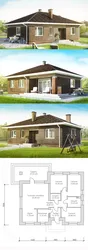 One-story house projects photos up to 100 m2 with 2 bedrooms