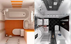 How to arrange everything in a small bathroom photo