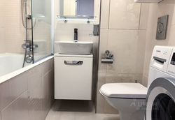 Bathroom renovation in Khrushchev photo 3 sq m