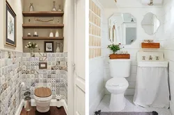Toilet rooms in small apartments photo