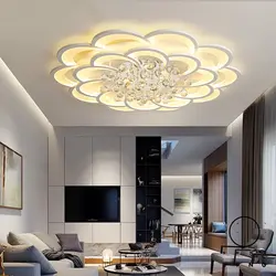 Суратҳои шифти люстраҳои LED дар меҳмонхона