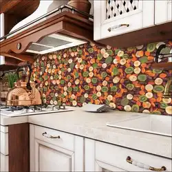 Бюджетные фартуки на кухню фото