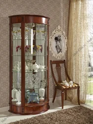 Corner sideboard in the living room in a modern style photo