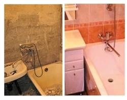 Фото ванной комнаты после