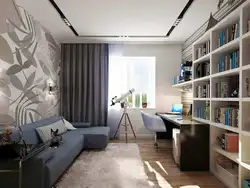Teenager bedroom design 13 sq m