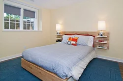 Bedroom design near the bed