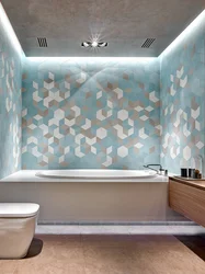 Suspended ceiling in bathroom design