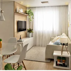 Kiçik qonaq otağı dizaynı üçün mebel