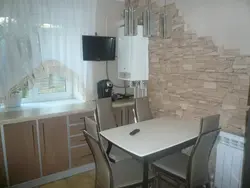 Як адштукаваць сцены ў кухні хрушчоўцы.