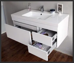 Divara quraşdırılmış vanna otağı lavabo fotoşəkili