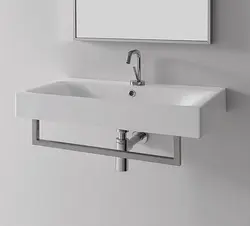 Wall mounted bathroom sink photo