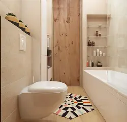 Small bathroom design with panels