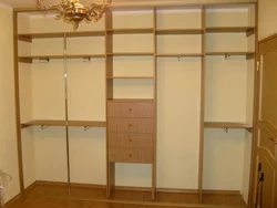 Narrow sliding wardrobe in the hallway depth 40 cm photo