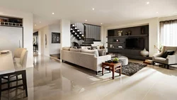 Floor design for living room at home