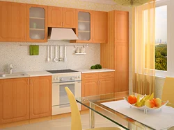 Economy interior of a small kitchen photo