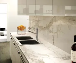 Marble Color In The Kitchen Interior