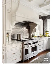 Classic Kitchen Hood In The Interior