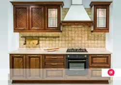 Classic kitchen hood in the interior