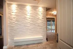 Gypsum tiles in the hallway interior