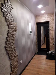 Плитка гипсовая в прихожей интерьере