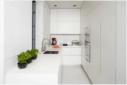 White kitchen minimalism design