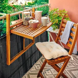 Аксҳои мебели Loggia ҳама