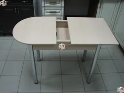 Мини столы для кухни раскладные недорого фото