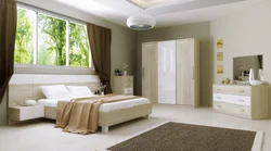 Oak bedroom interior