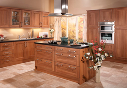 Kitchen walnut photo design