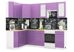 Kitchen Interior Olive Metallic With White
