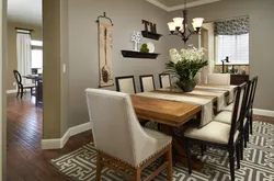 Kitchen dining room wall design