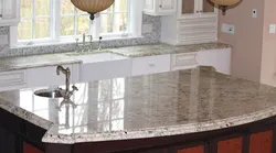 Colors of kitchen countertops photos made of marble