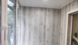 Loggia wall panels photo