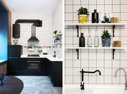 Pipes in the wall in the kitchen photo