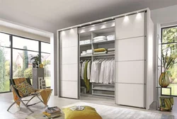 Bedroom wardrobe system photo