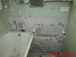 Спрятать трубы ванной в хрущевке фото