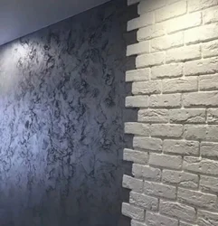 Фото Декоративной Штукатурки На Стенах В Прихожей Шпаклевкой