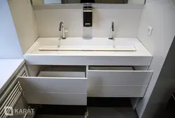 Раковина со шкафом для ванной фото