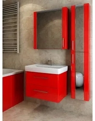 Sink with bathroom cabinet photo