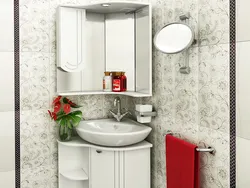 Sink with bathroom cabinet photo