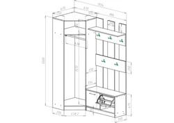 Entrance Hall Corner In The Corridor Photo Dimensions