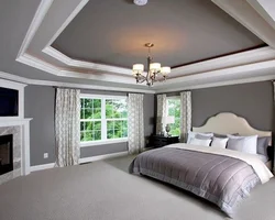 Photo of walls and ceilings in the bedroom
