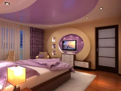 Photo of walls and ceilings in the bedroom