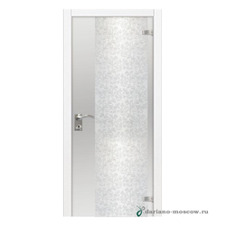 Photo of bathroom doors with glass