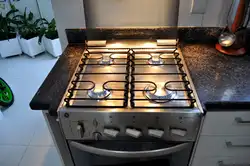 Как поставить газовую плиту на кухне фото