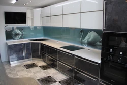 Tempered glass kitchen photo